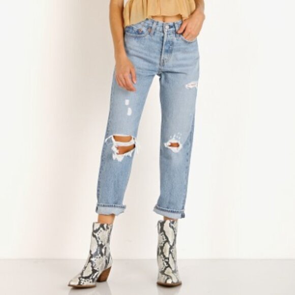 Levi's Wedgie Straight Jeans Authentically Yours - Picture 2 of 11